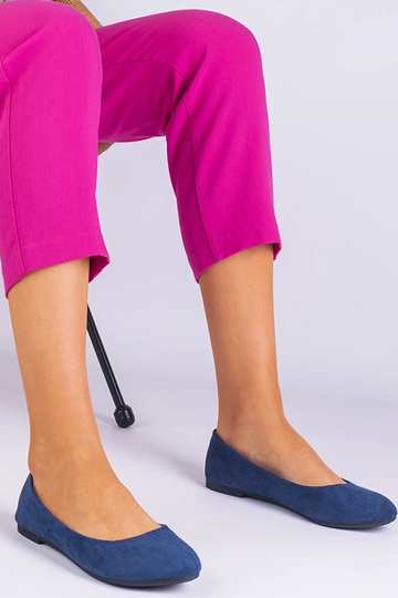 Granatowe balerinki damskie... 2