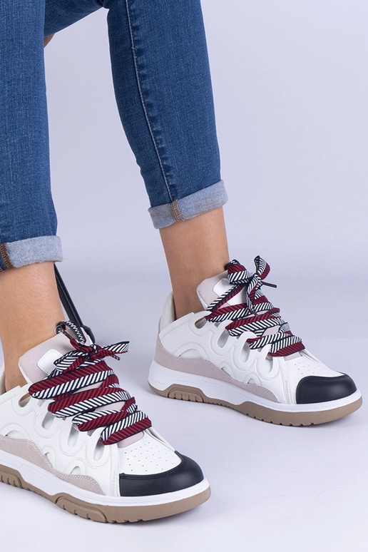 White trainers Justar