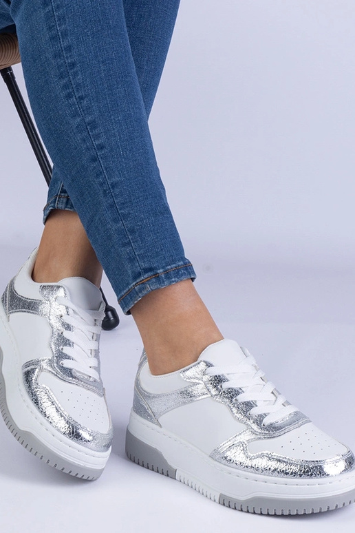 Silver loafers Ilana