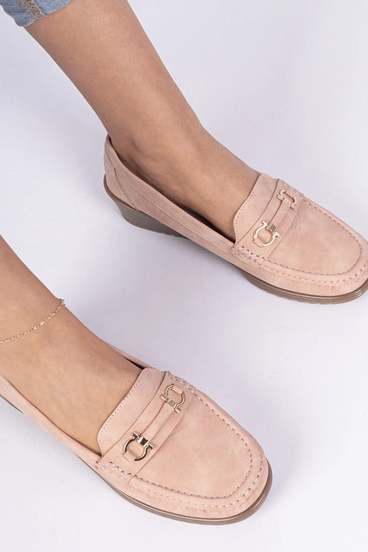 Różowe mokasyny damskie na koturnie... Różowe mokasyny damskie na koturnie...