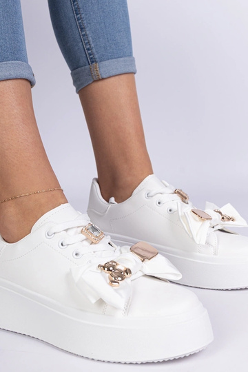 Białe sneakersy damskie... 2