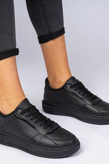 Czarne sportowe sneakersy z...