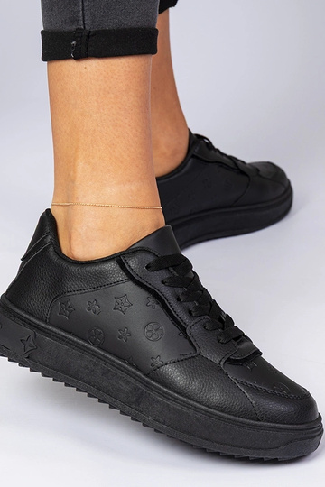 Czarne sportowe sneakersy z... 2