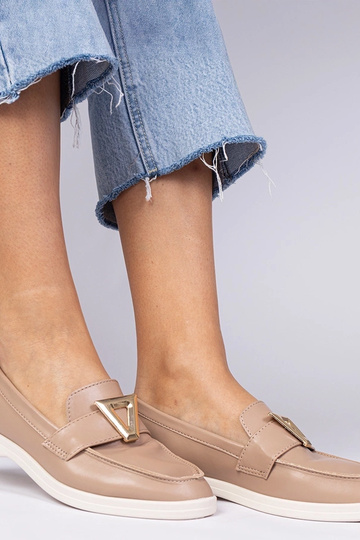 Ciemnobeżowe damskie... 2