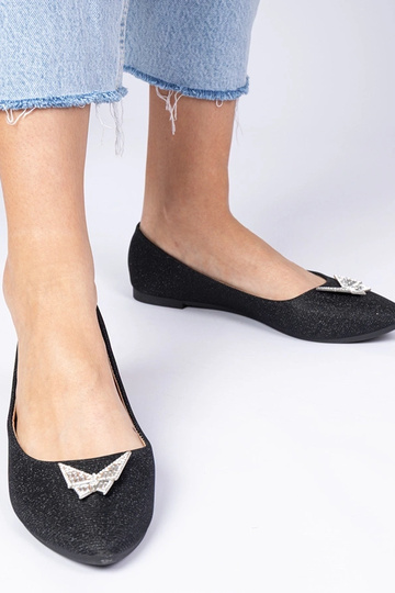 Czarne damskie balerinki...