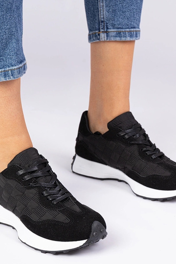 Czarne sneakersy sportowe... 2