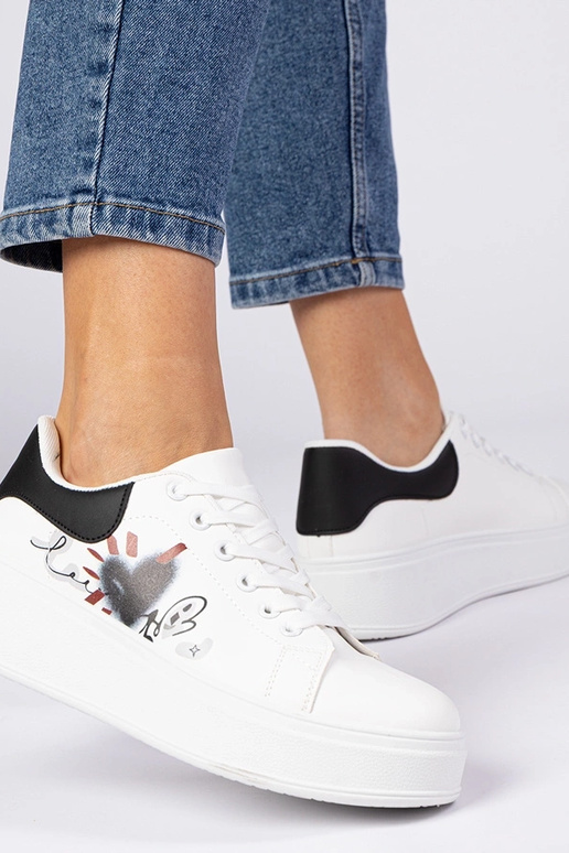 Biało-czarne sneakersy trampki... Biało-czarne sneakersy trampki...