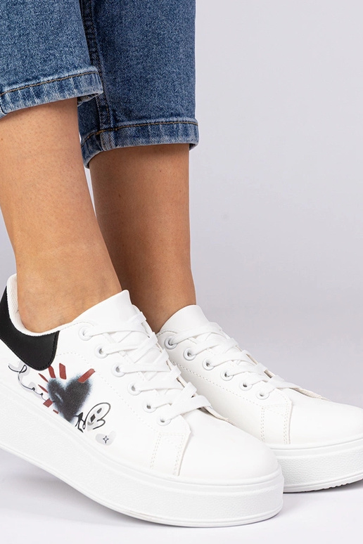 Biało-czarne sneakersy trampki... Biało-czarne sneakersy trampki...