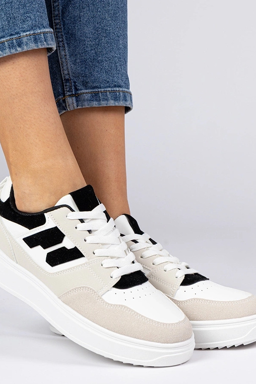 Biało-czarne sneakersy trampki... Biało-czarne sneakersy trampki...