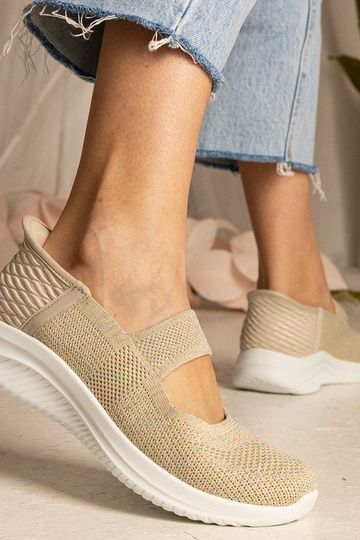 Beżowe tenisówki na... 2