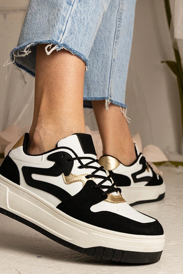 Czarne sneakersy trampki damskie sportowe Seisha 2