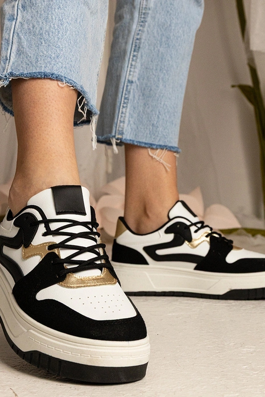 Czarne sneakersy trampki damskie...