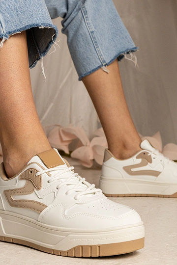 Białe sneakersy trampki damskie sportowe Seisha