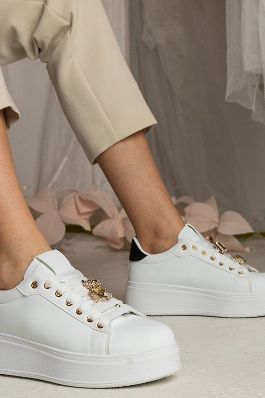 Biało-czarne sneakersy damskie... Biało-czarne sneakersy damskie...