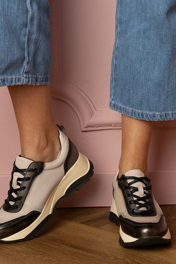 Szare sportowe sneakersy damskie Wener 2