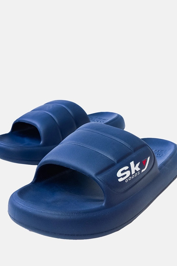 Granatowe klapki męskie... 2