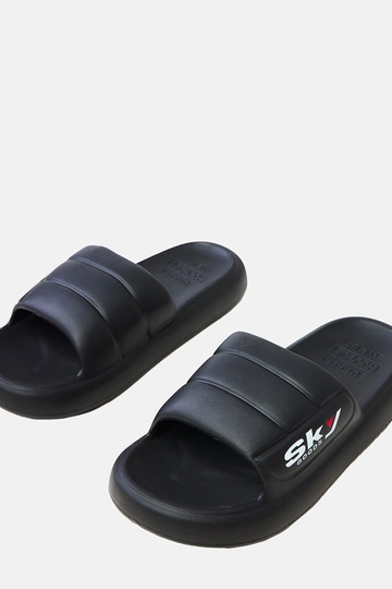 Czarne klapki męskie gumowe...