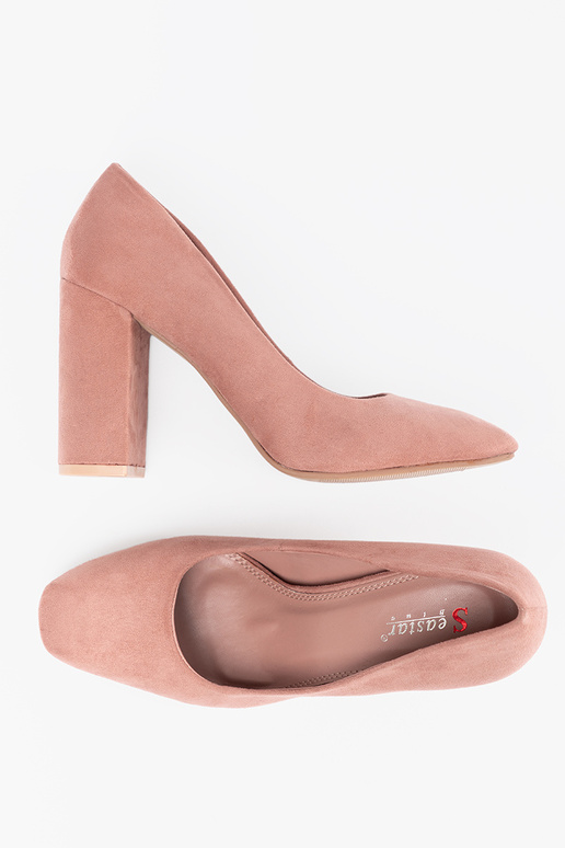 suede High-heeled shoes