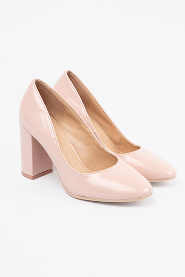 pink Lacquered high heels 2