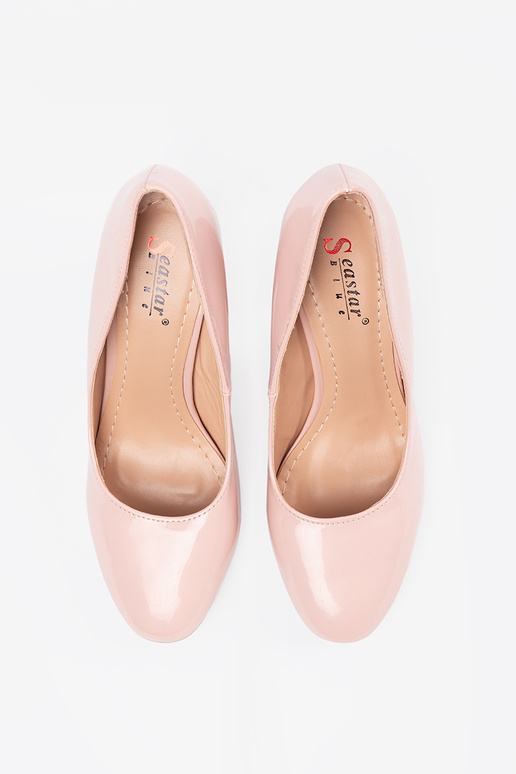 pink Lacquered high heels