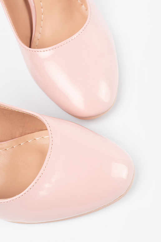 pink Lacquered high heels