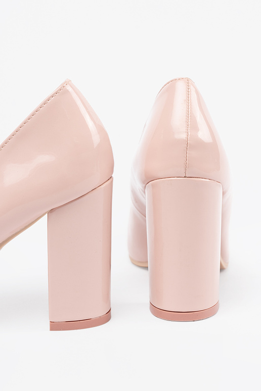 pink Lacquered high heels