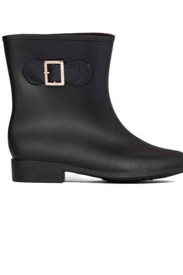 black rubber boots  Shelovet