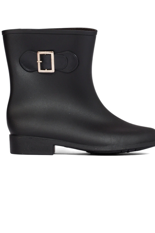 black rubber boots  Shelovet