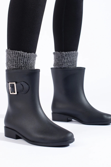 black rubber boots  Shelovet 2
