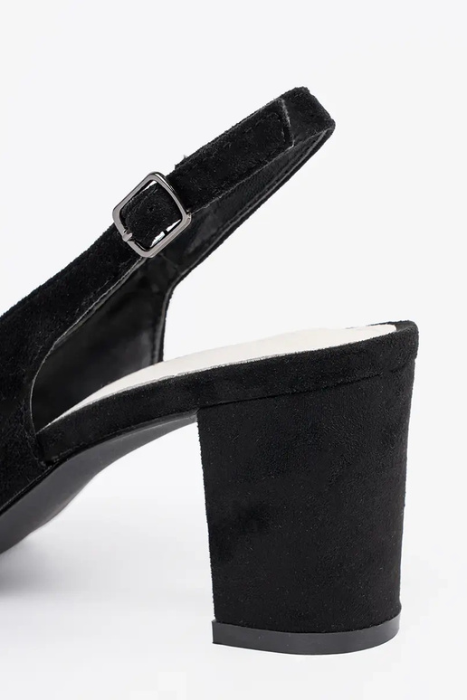 Suede sandals Inith heels