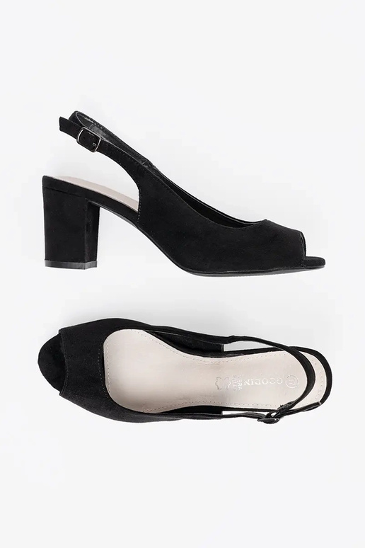 Suede sandals Inith heels