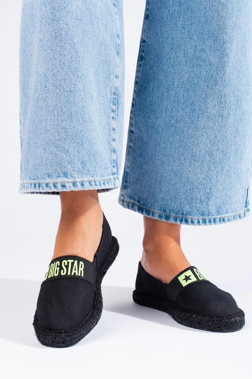 black espadrilles  BIG STAR HH274473
