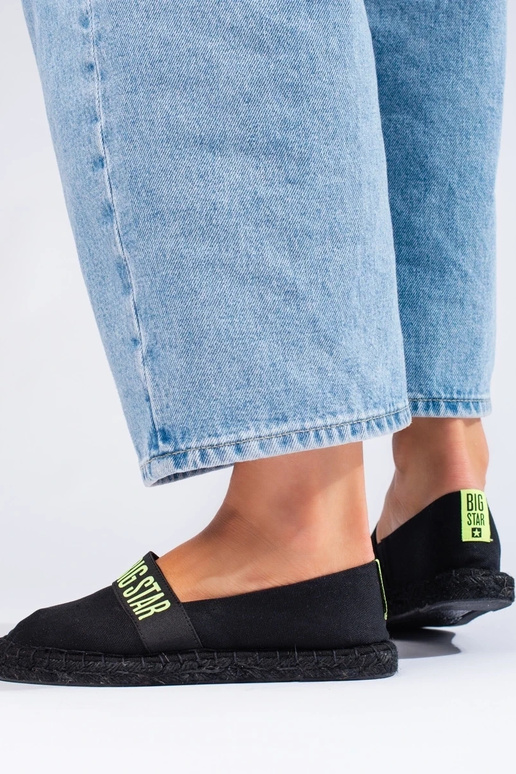 black espadrilles  BIG STAR HH274473