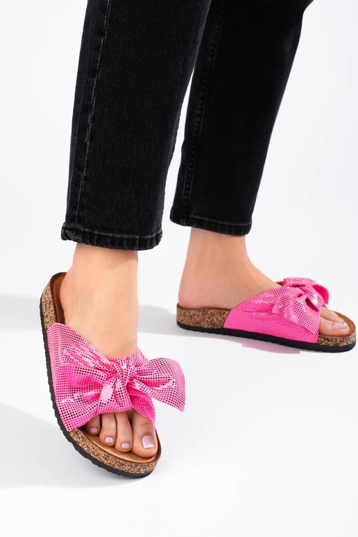 Comfortable slippers with bow  Shelovet Comfortable slippers with bow  Shelovet