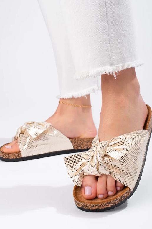 Comfortable slippers with bow  Shelovet Comfortable slippers with bow  Shelovet