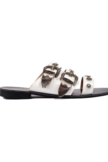 Fashionable slippers...