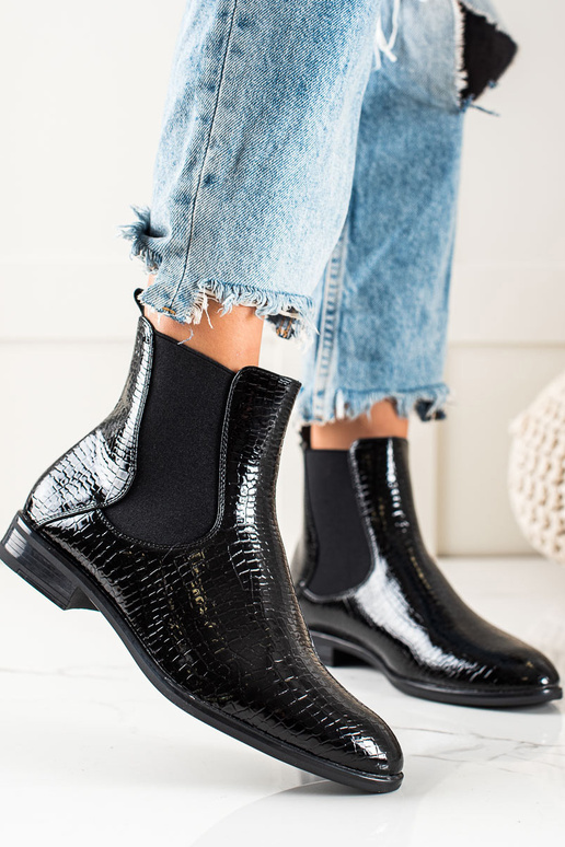 INomens boots Sergio Leone lacquered...