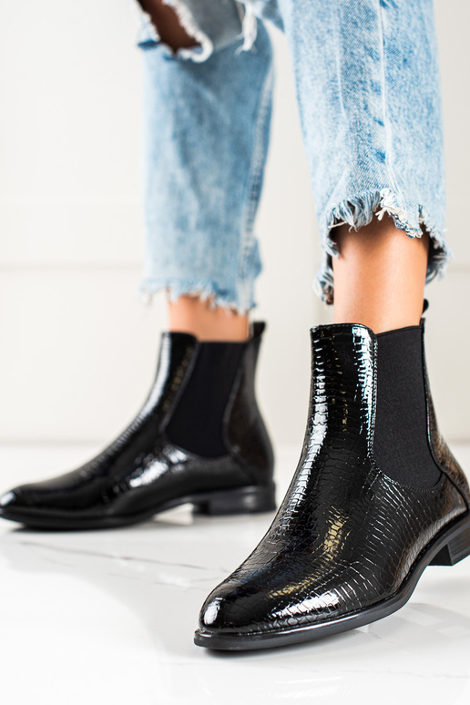 INomens boots Sergio Leone lacquered...