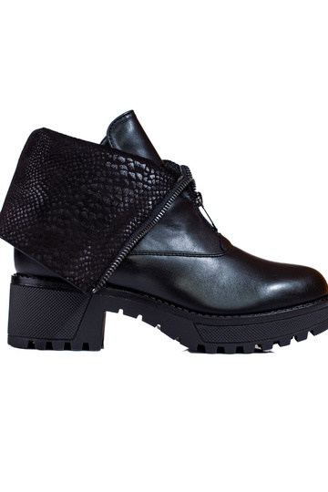 Workery damskie z wywijaną...