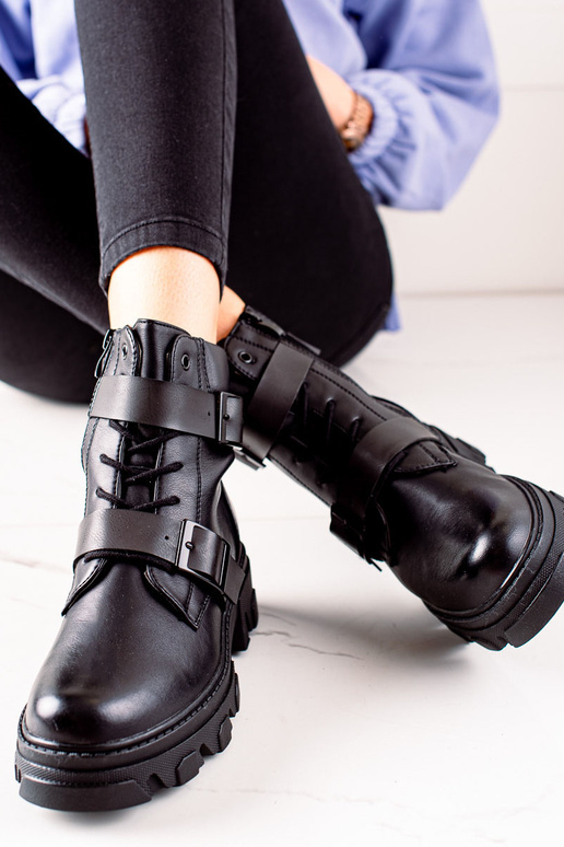 INomens boots Inith black buckles INomens boots Inith black buckles