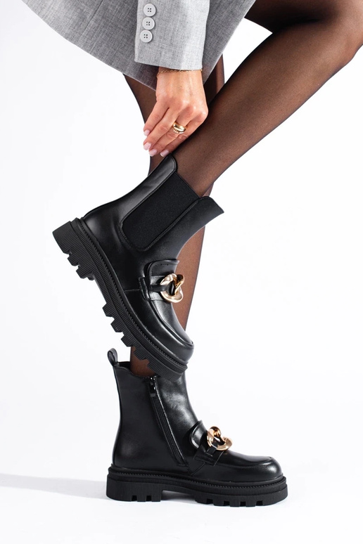 INomens boots Inith platform Inith chain
