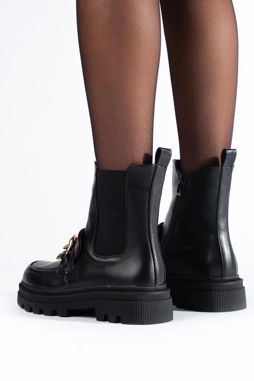 INomens boots Inith platform Inith chain