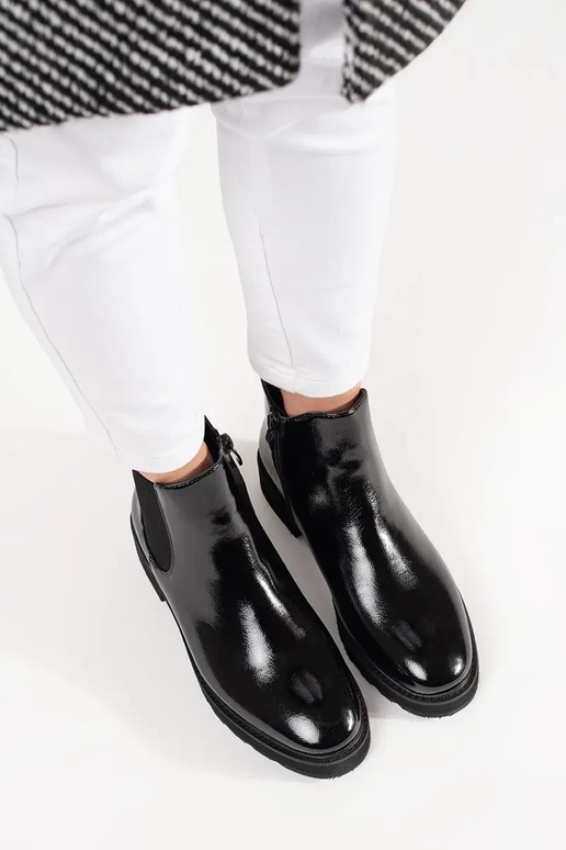 The classic model black boots SERGIO...