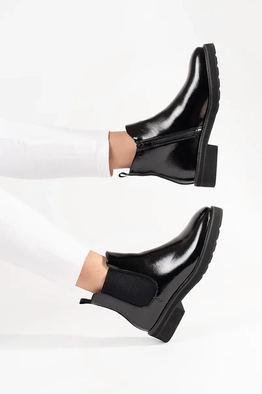 The classic model black boots SERGIO...