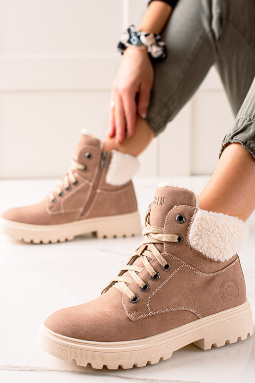 Stylish design boots from eco leather Stylish design boots from eco leather