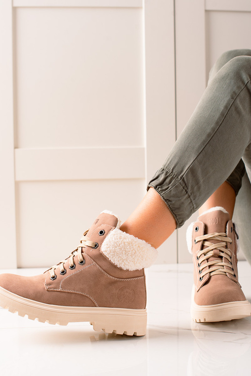 Stylish design boots from eco leather Stylish design boots from eco leather