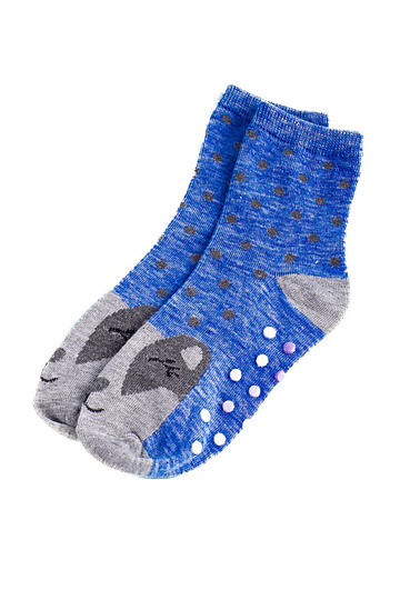 Socks girly blue badgers 2
