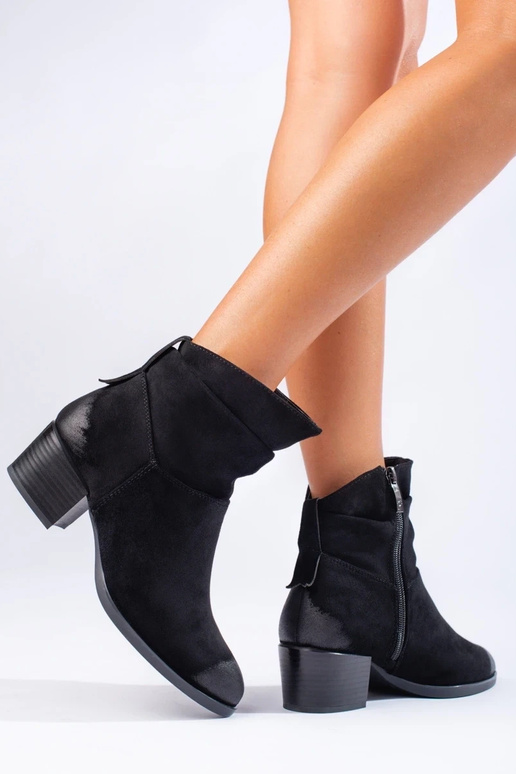 of suede Inomens boots Potocki black