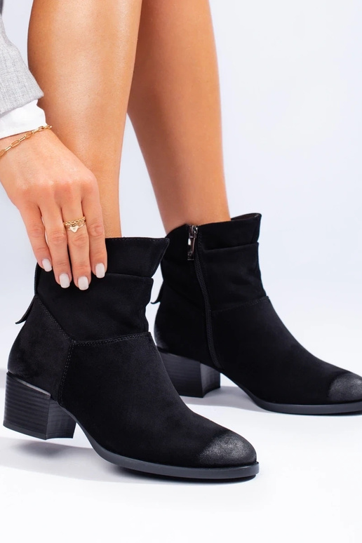 of suede Inomens boots Potocki black