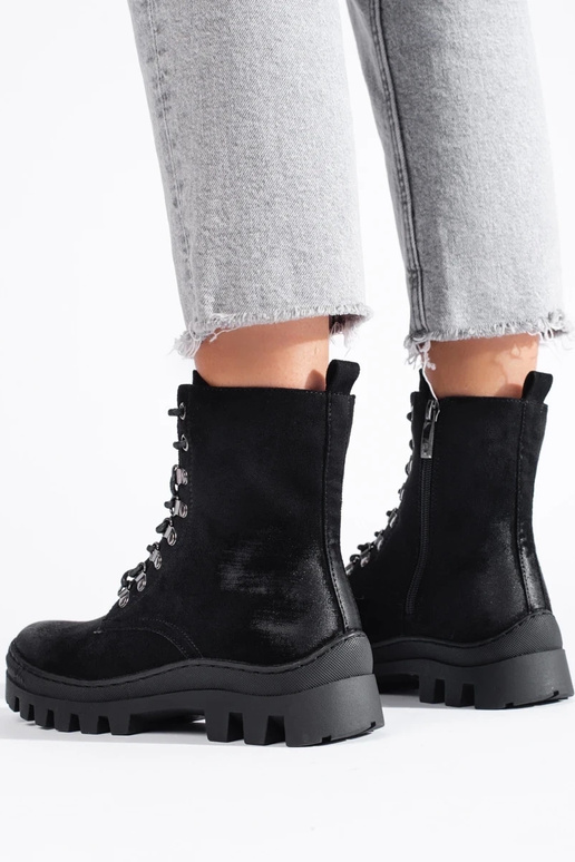 black of suede Inomens boots Potocki